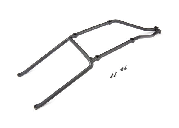 7713X  Body support, rear/ 3x15mm CS (2) / 3x15mm flat-head machine (2) (fits X-Maxx®)