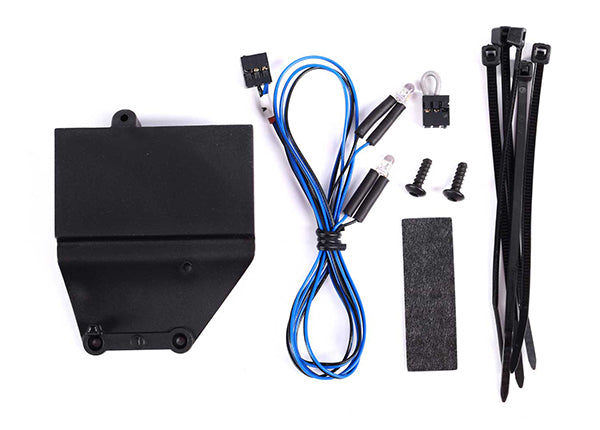 8082 Installation kit, Pro Scale® Advanced Lighting Control System, TRX-4® Chevrolet Blazer (1979) (includes mount, reverse lights harness, hardware)