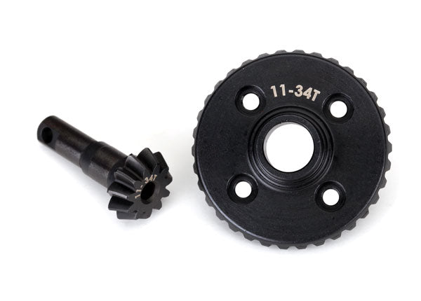 8279r  Ring gear, differential/ pinion gear, differential (machined)