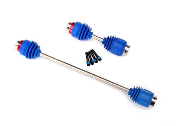 8655R Arbres de transmission, centre E-Revo® (acier à vitesse constante) avant (1)/arrière (1) (assemblés avec des soufflets anti-poussière intérieurs et extérieurs, pour E-Revo)