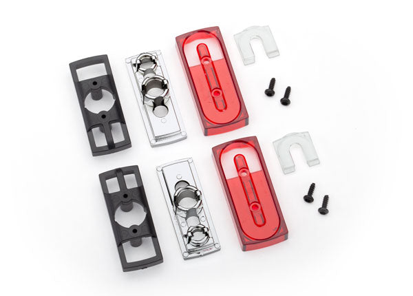 8814X Tail light lens (2)/ tail light housing (2)/ tail light housing mount (2)/ reverse lens (2)/ 1.6x5 BCS (4) (left & right)