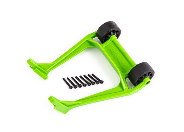 9576G Traxxas Wheelie Bar, verde (ensamblada)