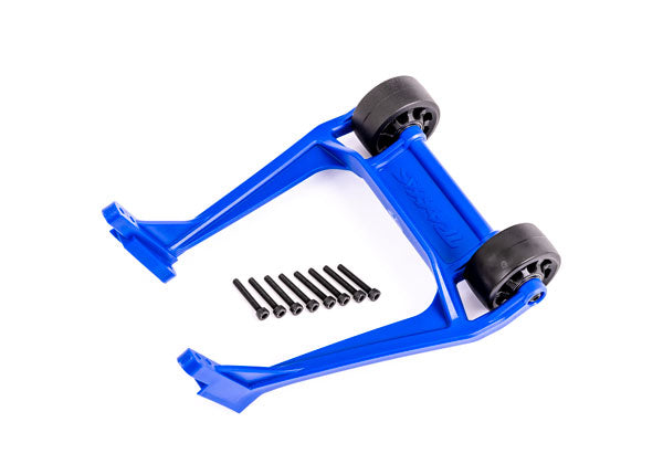9576X Traxxas Wheelie Bar, azul (ensamblada)