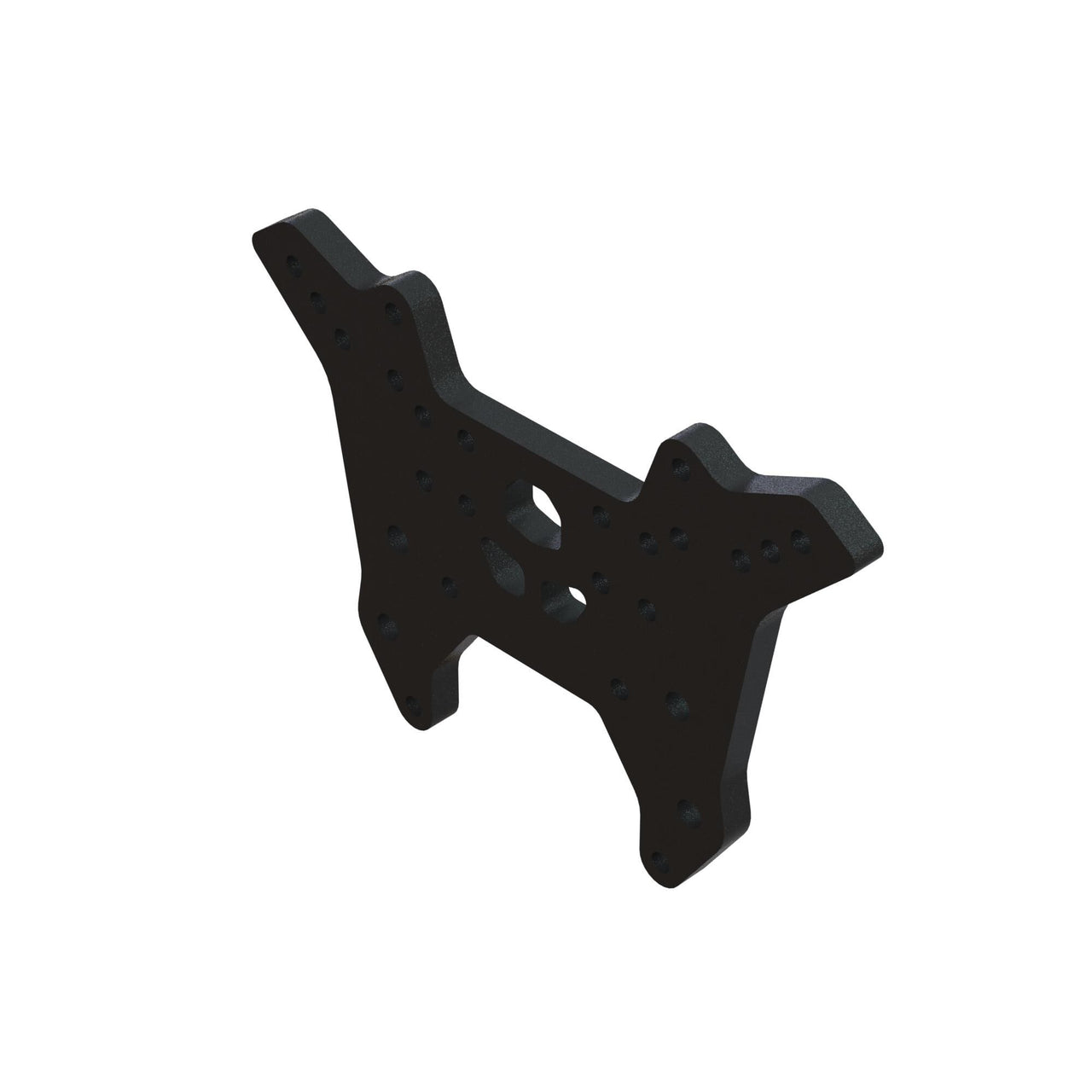 ARA320686 Tour d'amortisseur avant, aluminium, noir