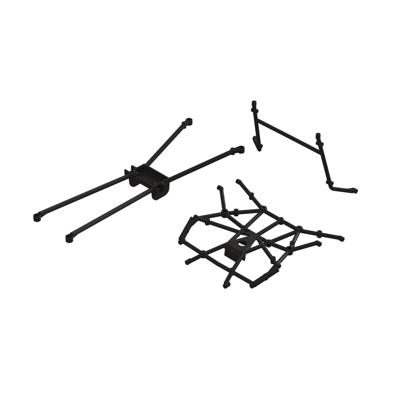 ARA320700 Supports intérieurs de cage de carrosserie, noirs