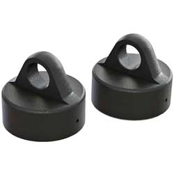 AR330491 ALUMINUM SHOCK CAP (BLACK) (2PCS) -ARAC8968