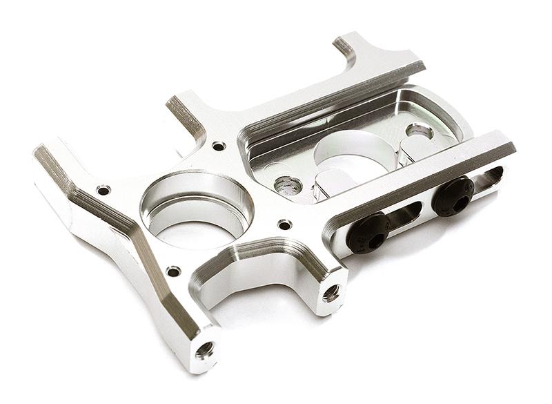 C28693SILVER Billet Machined Alloy Motor Mount for Arrma 1/8 Kraton 6S BLX (AR310446)