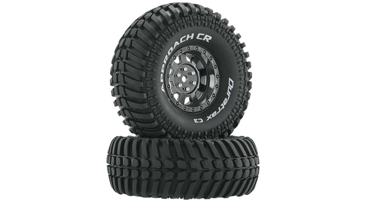 DTXC4031 Approach CR C3 Mounted 1.9" Crawler Tires, Black Chrome (2)