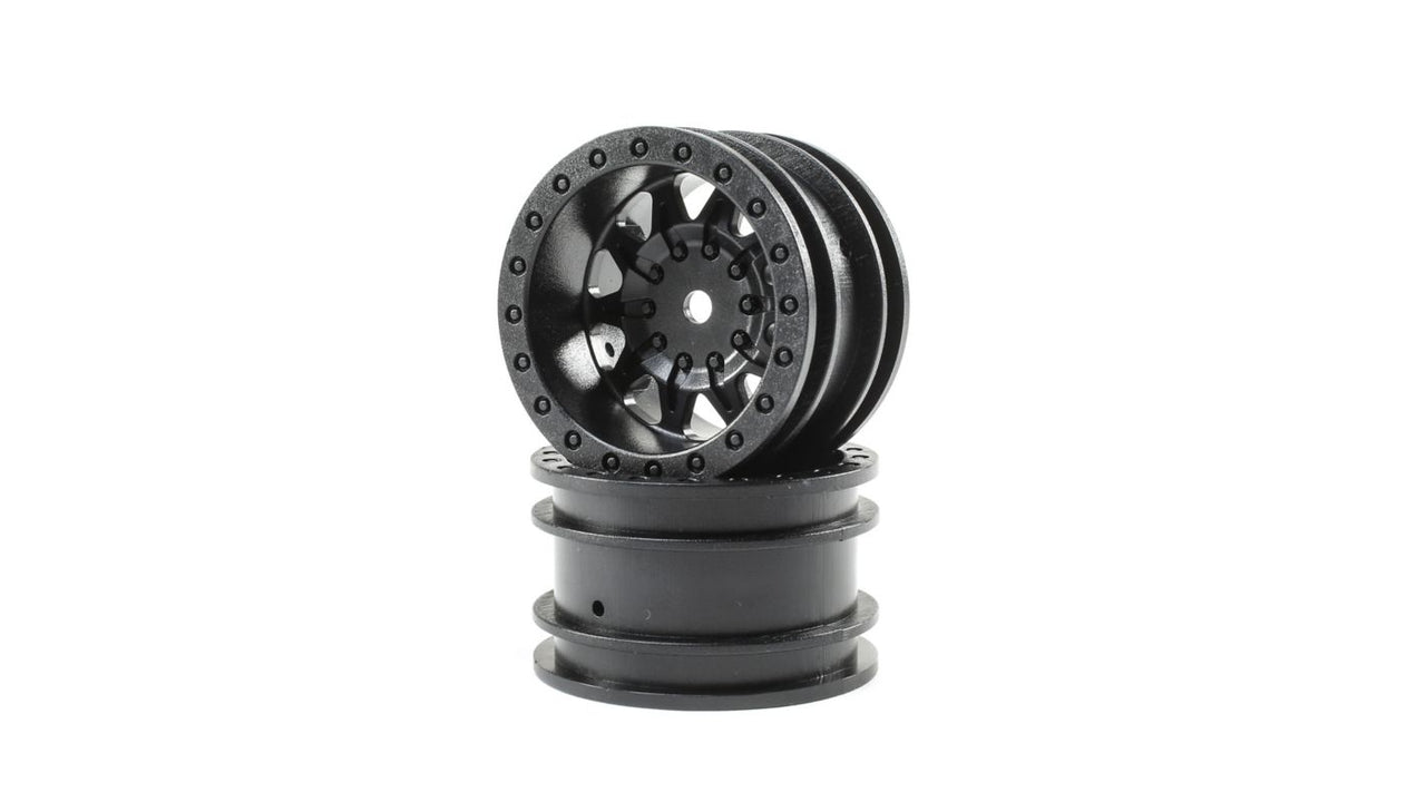 Roue ECX41007 1.55, noire (2) : Barrage