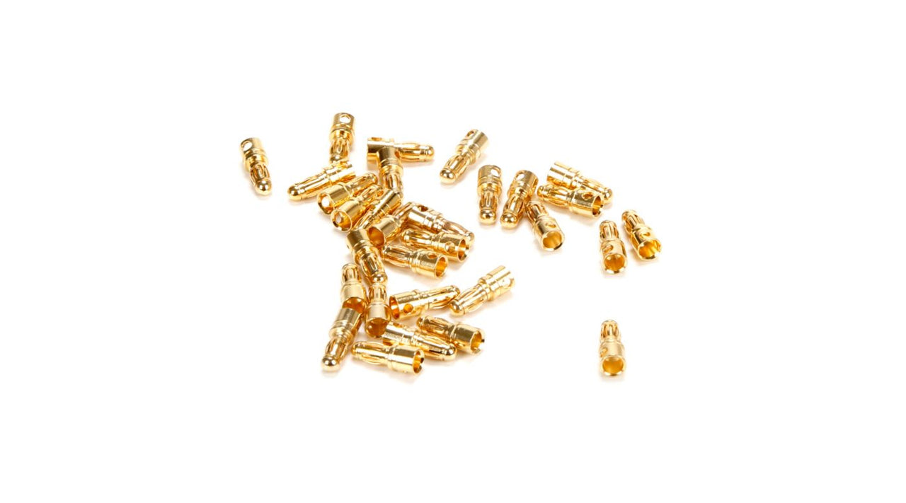 Gold Bullet Connector, Male, 3.5mm (30)