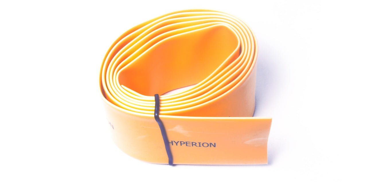HP-HSHRINK25-YW Hyperion Tube thermorétractable 25 mm 1 mètre, jaune