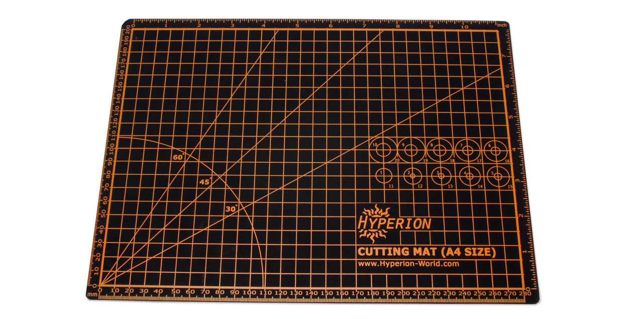 Hyperion A4 size Rubber Hobby Builders Cutting Mat