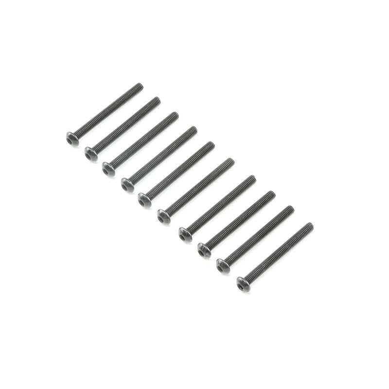 LOS235025 Tornillos de cabeza de botón M3x30mm (10)