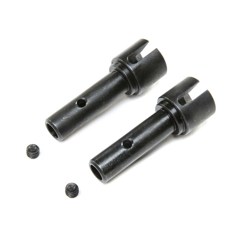 LOS252116 Rear Stub Axle, 5mm Pin (2) : DBXL-E 2.0