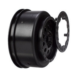 LOSB7021 Jeu de roues avant, noir : XXX-SCT,SCB