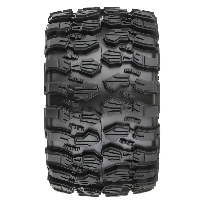 PRO1019010 1/10 Hyrax Front/Rear 2.8" MT Tires Mounted 12mm Blk Raid (2)
