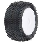 PRO829713 1/18 Prism Alfombra trasera Neumáticos Mini-B montados Ruedas blancas de 8 mm (2)