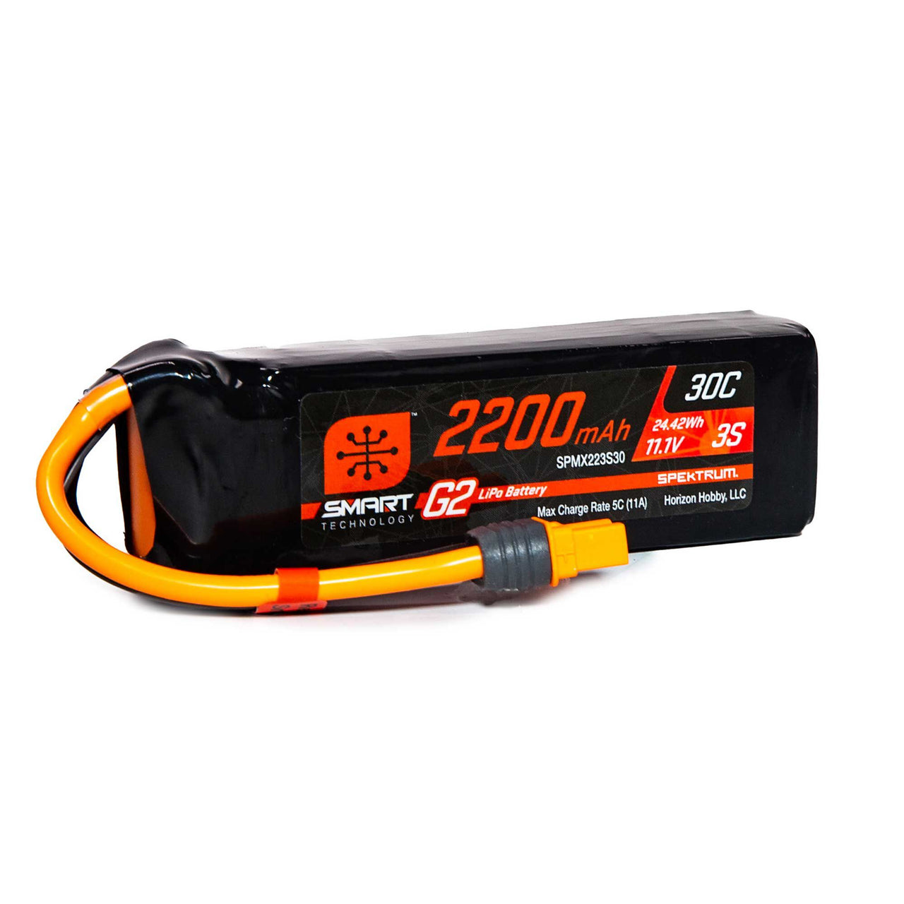 Batterie LiPo intelligente G2 SPMX223S30 11,1 V 2200 mAh 3S 30C : IC3