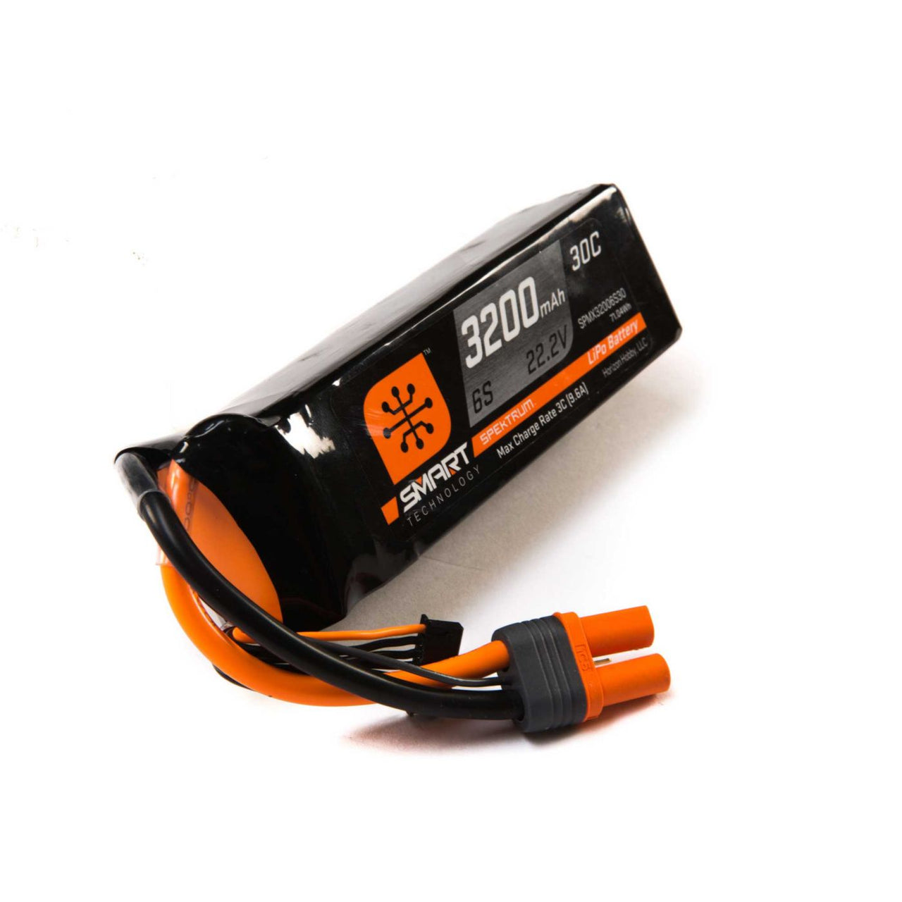 SPMX32006S30 22.2V 3200mAh 6S 30C Smart LiPo Battery, IC5