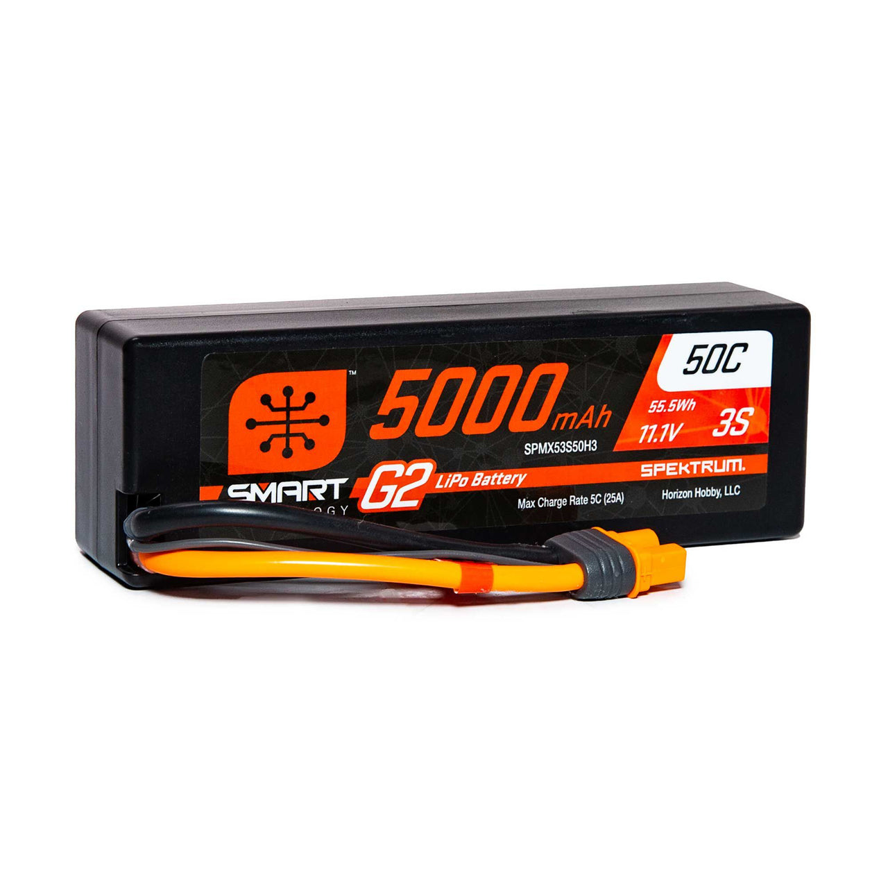 SPMX53S50H3 11.1V 5000mAh 3S 50C Estuche rígido inteligente LiPo G2: IC3