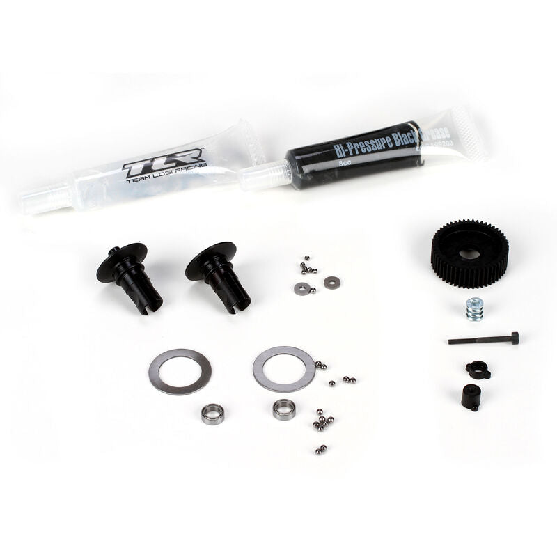 TLR232000 Diferencial de bolas completo, bolas de tungsteno: 22, 22T, 22SCT