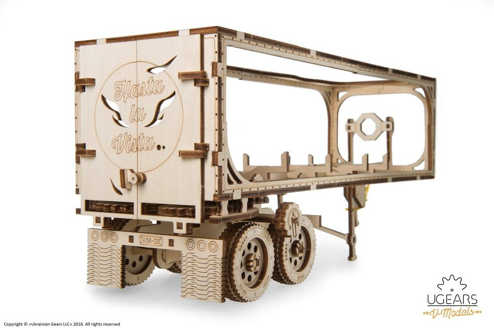 Remolque UGears para camión pesado VM-03 - 138 piezas (mediano)