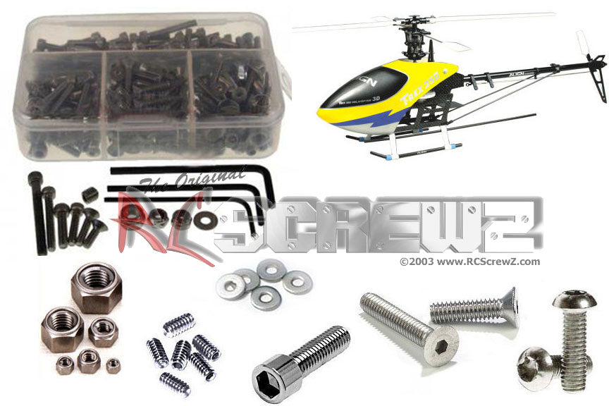 alg007 – Align TRex 250 Series Stainless Steel Screw Kit