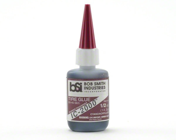 Bob Smith Industries IC-2000 Caoutchouc noir renforcé CA (1/2oz) BSI117