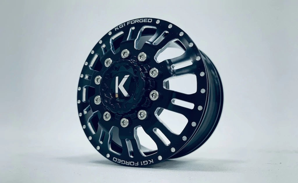 CEGCKD0601 KG1 KD004 CNC Metal Front Dually Wheel (2pcs, w/Cap & Decal, Screws)