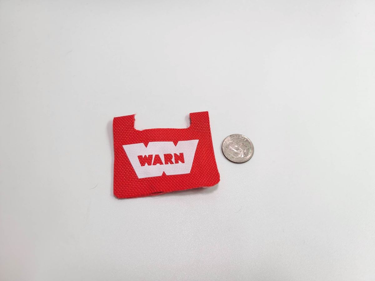 Amortisseur de treuil Warn Line ERC10-3054 (rouge) miniatures à l'échelle 1/10
