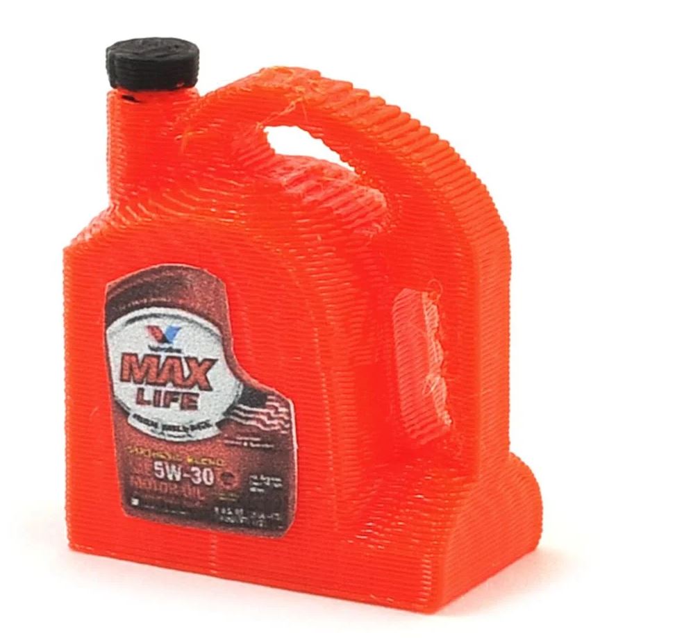 ERC10-7070-VAL  1 Gallon Oil Jug (Valvoline) 1/10 scale miniatures