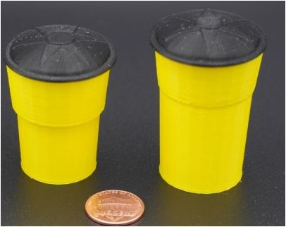 ERC24-1019 Sand Barrell Medium 2pk 1/10 scale miniatures