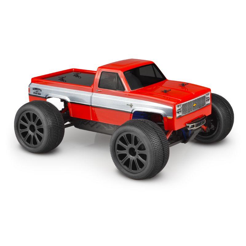 0382 Jconcepts 1982 GMC K10 Traxxas 1/16ème E-Revo Carrosserie transparente