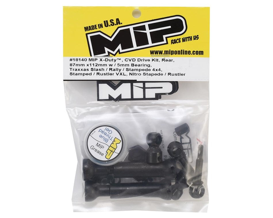 MIP 18140 CVD Drive Kit, Rear, 1/10 Scale REAR 2WD/ 4WD Slash/ Stampede/ Rustler