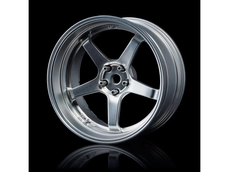 832110FS MST GT Wheel Set - Adjustable Offset (4pcs) / Color: Flat Silver - Flat Silver