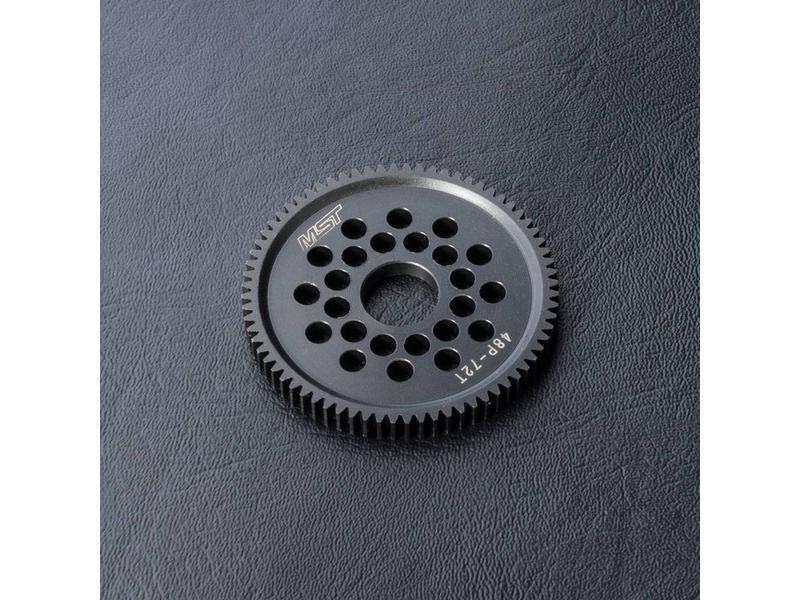 848072BK MST Machined Spur Gear 48P / Size: 72T