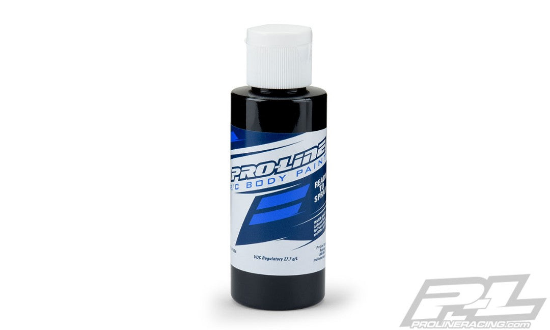 PRO632501 Pro-Line RC Body Paint - Black Specially Formulated for Polycar