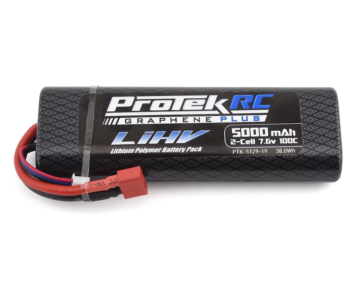 PTK512919 2S 100C Si-Graphène + HV LiPo Stick Pack Batterie TCS (7,6 V / 5000 mAh)