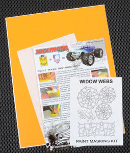XXXM048L Widow Webs Paint Mask