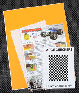 XXXM007L Large Checkers Paint Mask