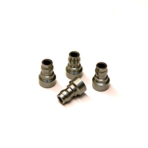 SPTSTC91444GM Aluminum Upper Shock Mount Bushing, Gun Metal, for Associated DR10, 4pcs