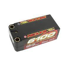 Gens Ace Redline Series 6100mAh 7.4V 130C 2S2P HardCase Shorty Lipo Battery GEA61002S13D