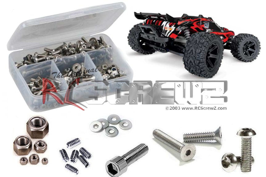 RCZTRA087 Traxxas Rustler 4×4/VXL (#67076-4) Kit de vis en acier inoxydable