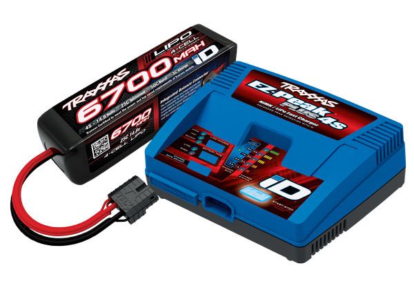 Paquete completo 2998X Traxxas EZ-Peak Plus 4S LiPo de 6700 mAh