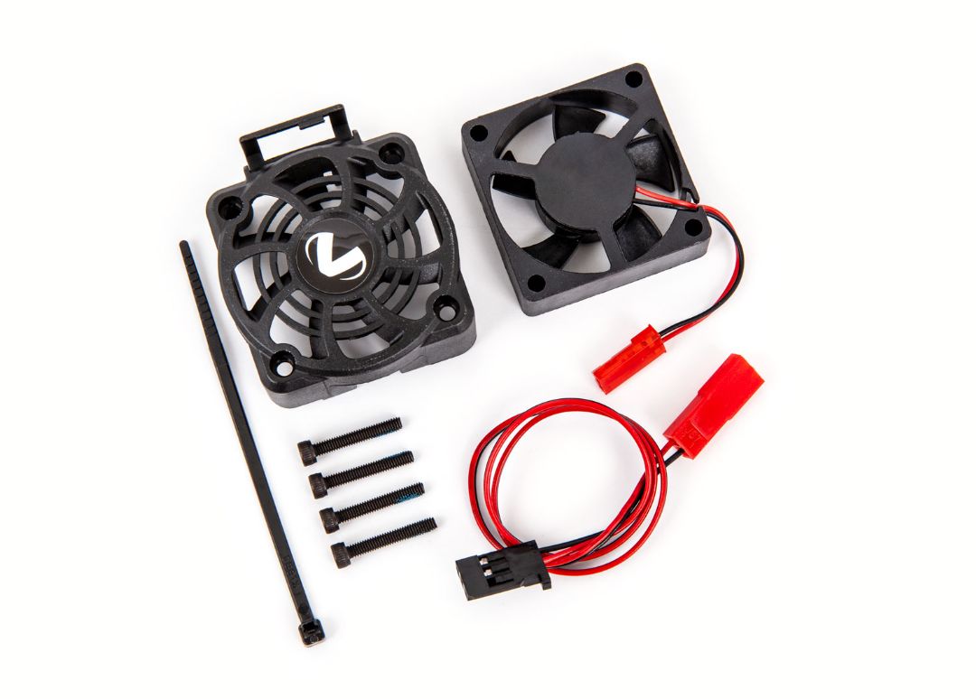 Kit de ventilateur de refroidissement Traxxas 3476 (avec carénage) (convient au moteur #3483) 