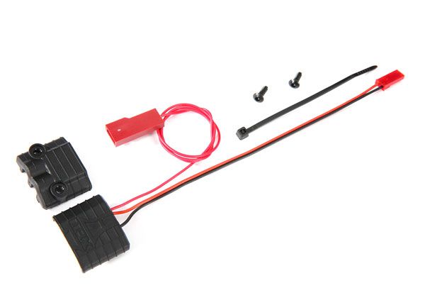 6549 Connecteur Traxxas, prise d'alimentation (avec capteur de tension)/attache-fil (2)