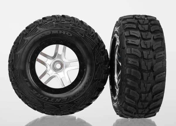 6874R Tires & wheels, assembled, glued