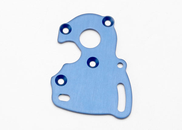 7090 Traxxas Motor Plate (Blue) 1/16