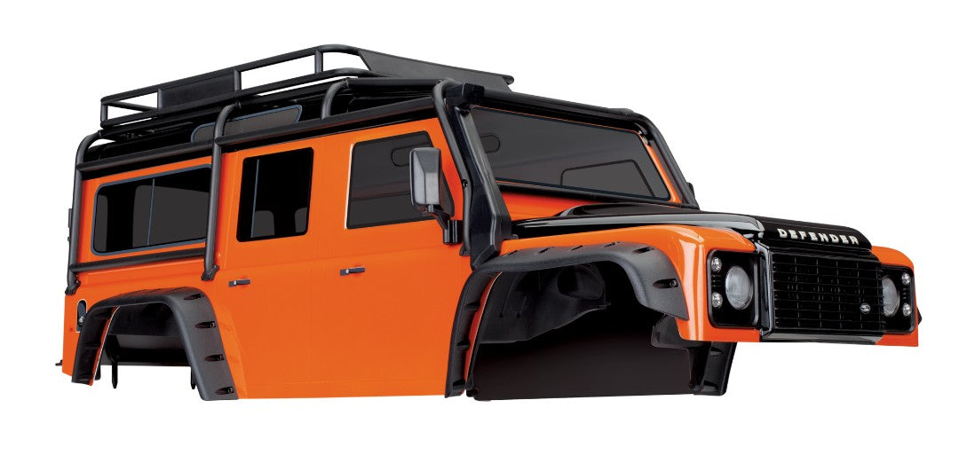 8011A Traxxas Land Rover Defender Adventure Carrosserie Orange