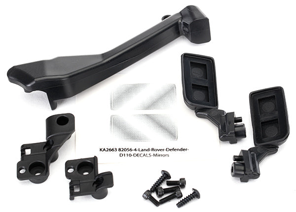 8020 Mirrors, side (left & right)/ snorkel/ mounting hardware (fits #8011 body)